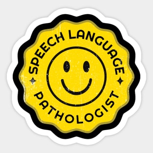 speech language - emblem ogirginal Sticker